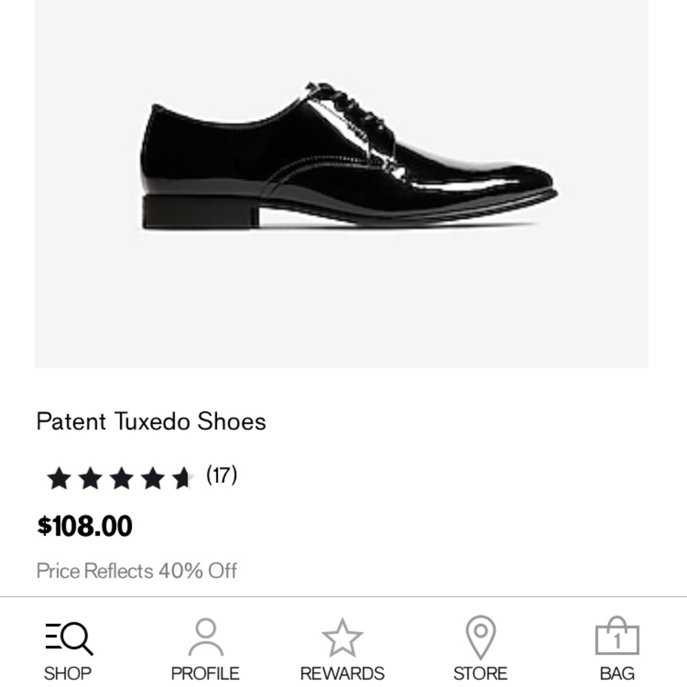 58%off Express Tuxedo Dress Shoes